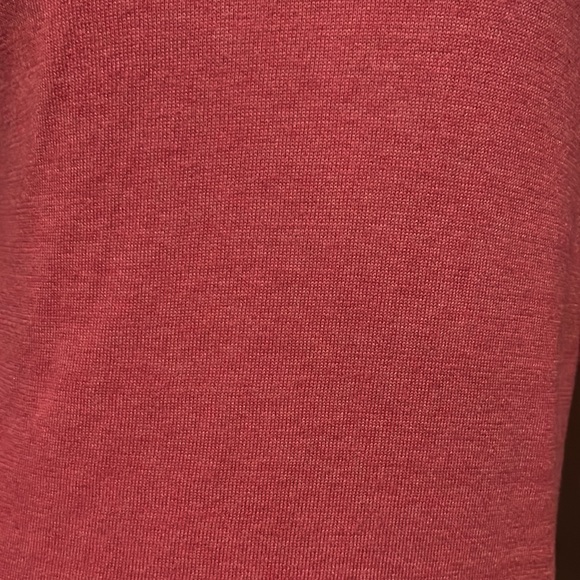 J. Jill Muted Red Knit Turtleneck Size Medium - Picture 3 of 8